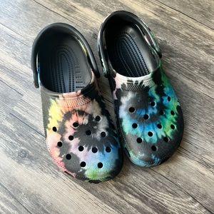 Tie Dye Crocs size 6/8